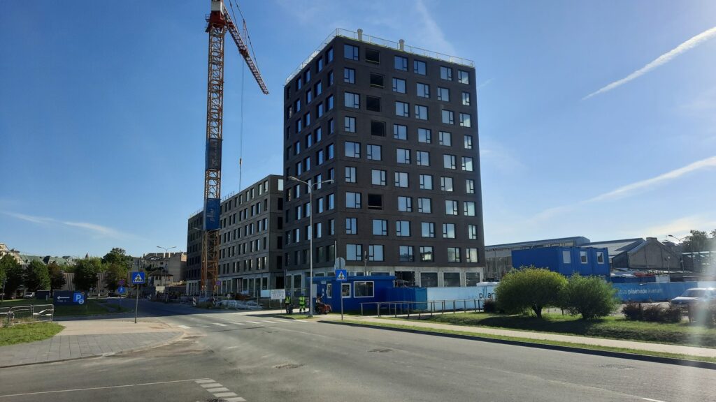 Mihaila Tāla iela 1 (Mihaila Tāla iela 1) - Office center - construction photos