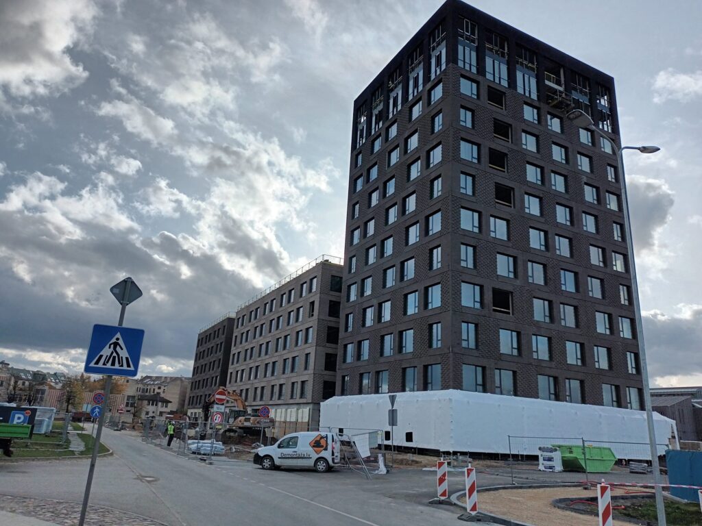 Mihaila Tāla iela 1 (Mihaila Tāla iela 1) - Office center - construction photos