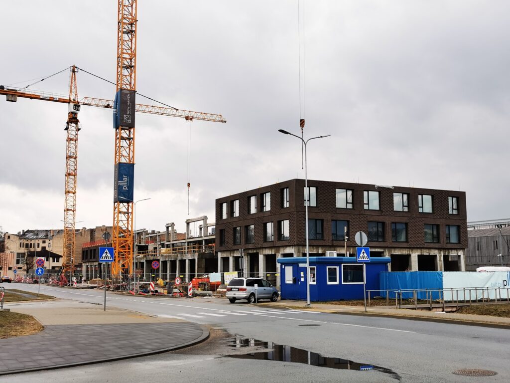 Mihaila Tāla iela 1 (Mihaila Tāla iela 1) - Office center - construction photos