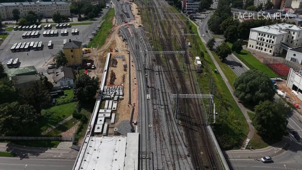 Rail Baltica Rīgas centrālais mezgls posms 2A (Rūsiņa iela 2A) - Railroad - construction photos