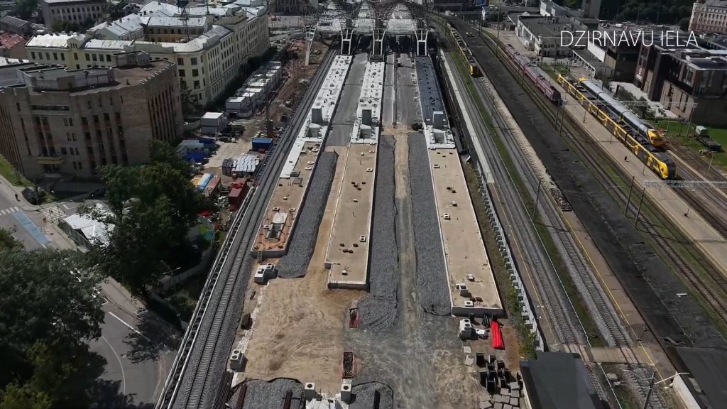 Rail Baltica Rīgas centrālais mezgls posms 2A (Rūsiņa iela 2A) - Railroad - construction photos