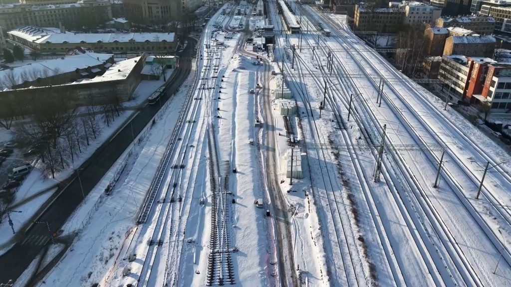 Rail Baltica Rīgas centrālais mezgls posms 2A (Rūsiņa iela 2A) - Railroad - construction photos