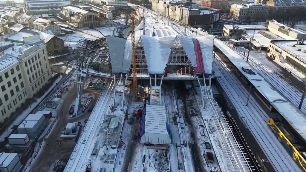 Rail Baltica Rīgas centrālais mezgls posms 2A (Rūsiņa iela 2A) - Railroad - construction photos