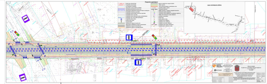 Metrobusa infrastruktūras izbūve Dzelzavas ielā (Dzelzavas iela) - Street - visualization