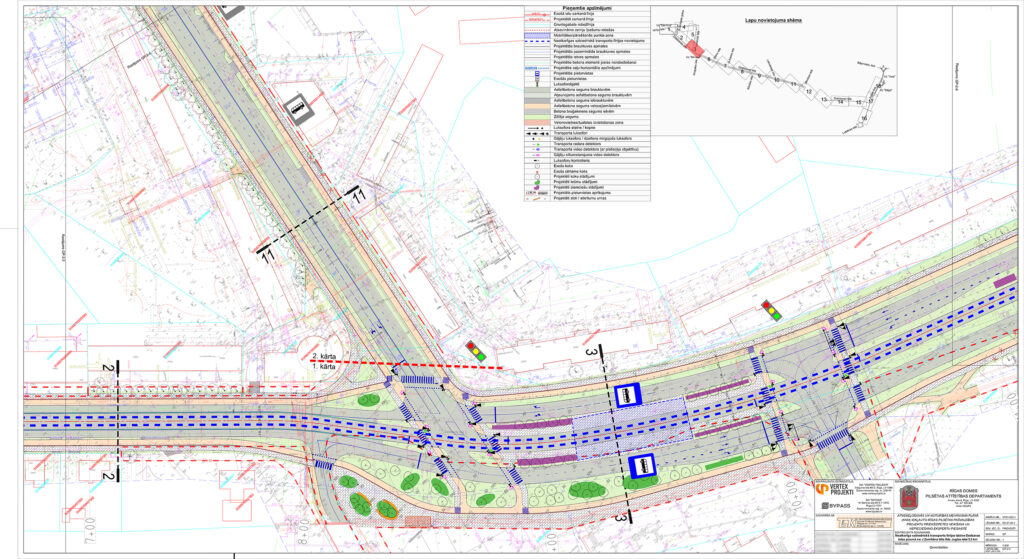 Metrobusa infrastruktūras izbūve Dzelzavas ielā (Dzelzavas iela) - Street - visualization