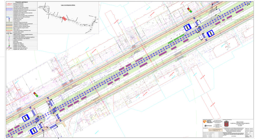 Metrobusa infrastruktūras izbūve Dzelzavas ielā (Dzelzavas iela) - Street - visualization