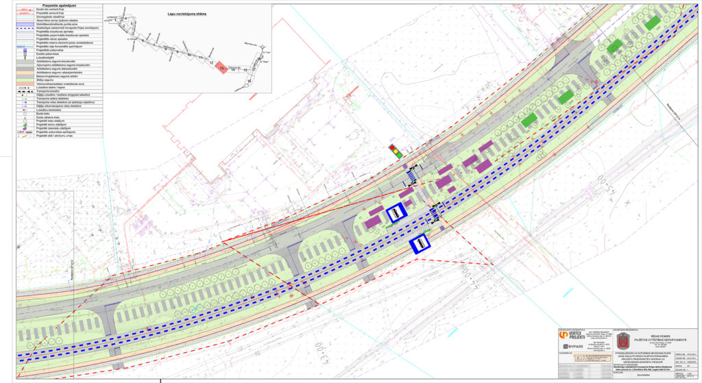 Metrobusa infrastruktūras izbūve Dzelzavas ielā (Dzelzavas iela) - Street - visualization