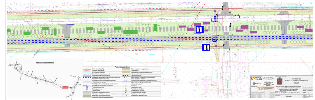 Metrobusa infrastruktūras izbūve Dzelzavas ielā (Dzelzavas iela) - Street - visualization