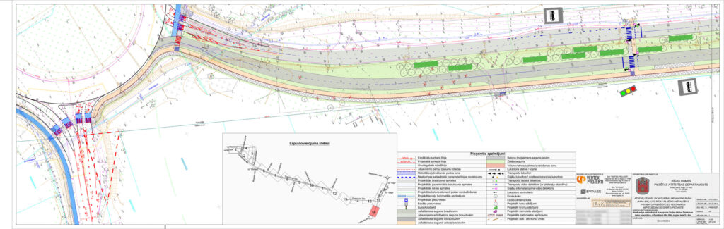 Metrobusa infrastruktūras izbūve Dzelzavas ielā (Dzelzavas iela) - Street - visualization