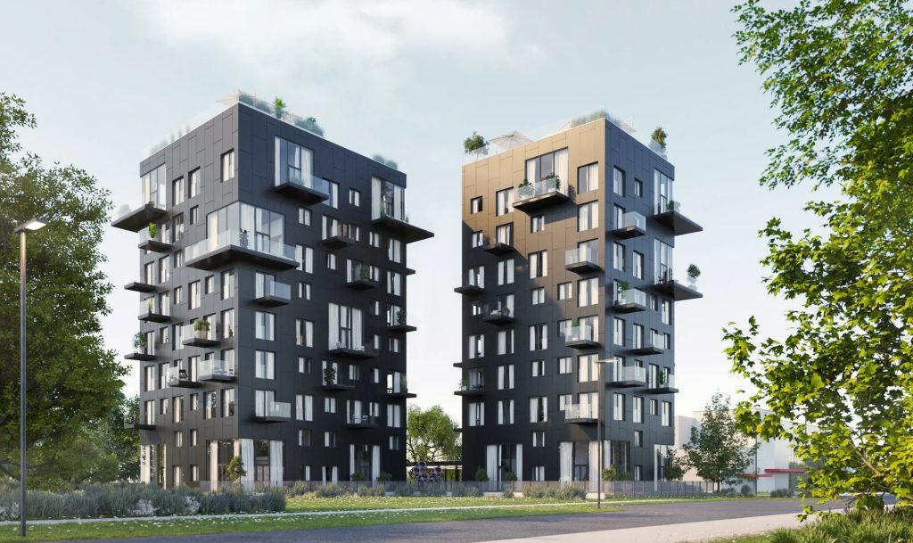 Skanstes Rezidences (Grostonas iela 9) - Multi apartment - visualization