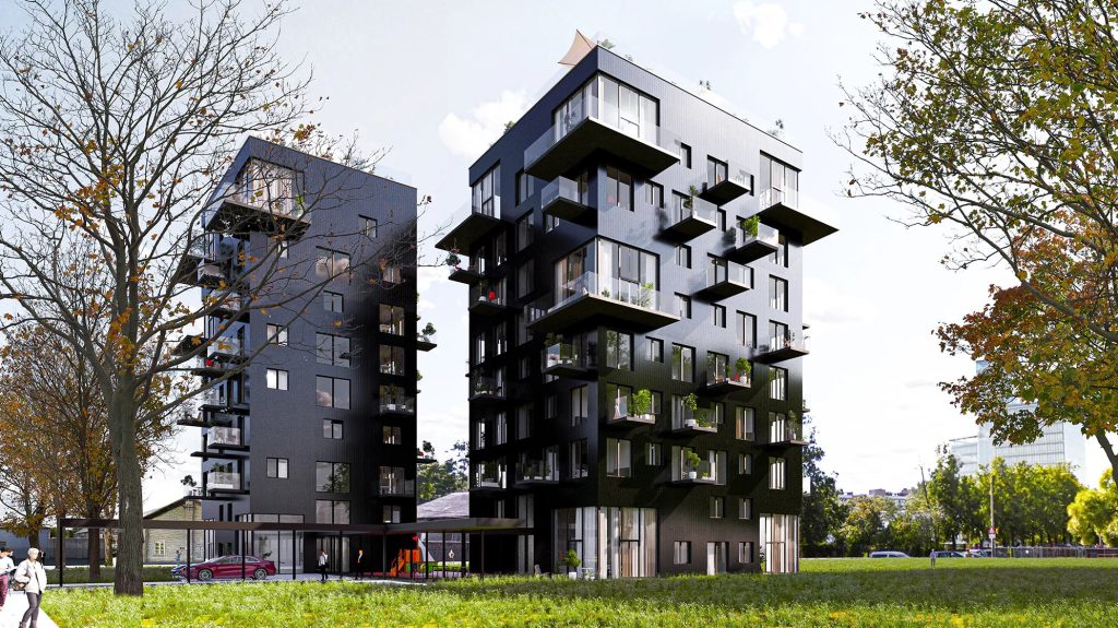 Skanstes Rezidences (Grostonas iela 9) - Multi apartment - visualization