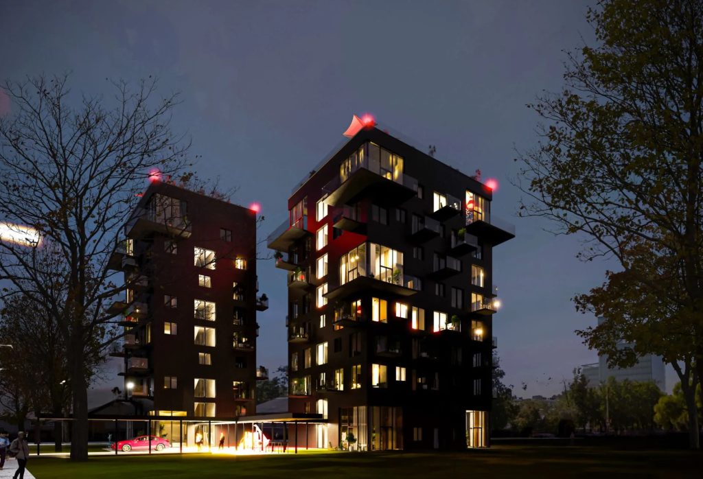 Skanstes Rezidences (Grostonas iela 9) - Multi apartment - visualization