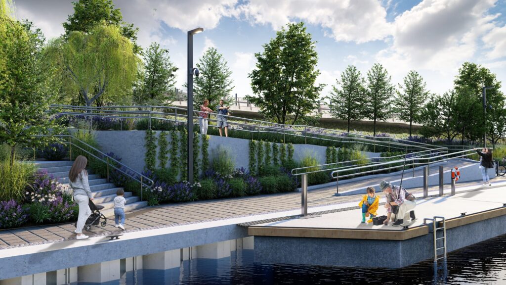 Labiekārtojums no Prāgas ielas līdz Pilsētas kanālam (Prāgas iela 2) - Railroad - visualization