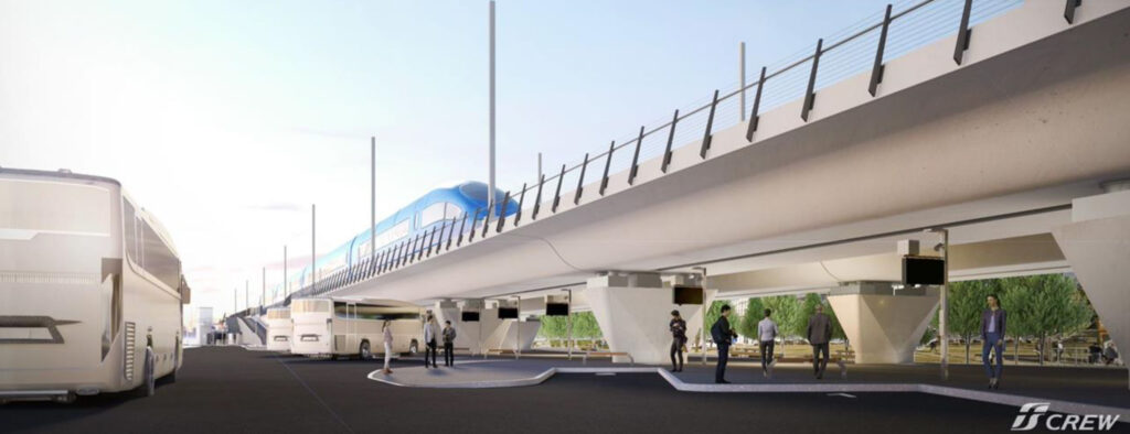 Rail Baltica Rīgas centrālais mezgls posms 2A (Rūsiņa iela 2A) - Railroad - visualization