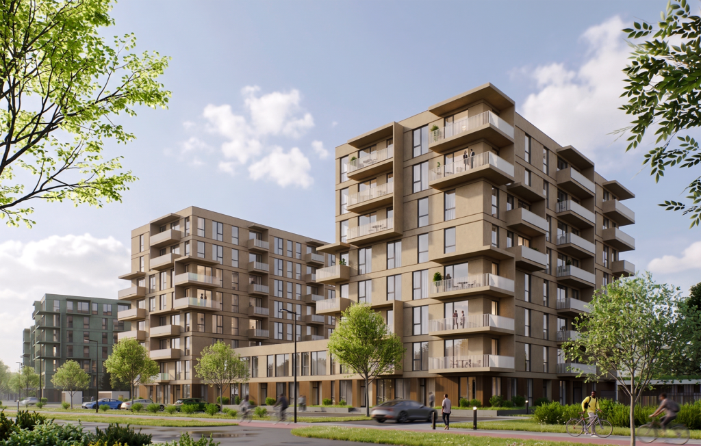 Narva mnt 150, 150a, 150b / Alvari 1, 1a, 3, 5 (Narva mnt 150, 150a, 150b / Alvari 1, 1a, 3, 5) - Multi apartment, Office center, Other commercial - visualization