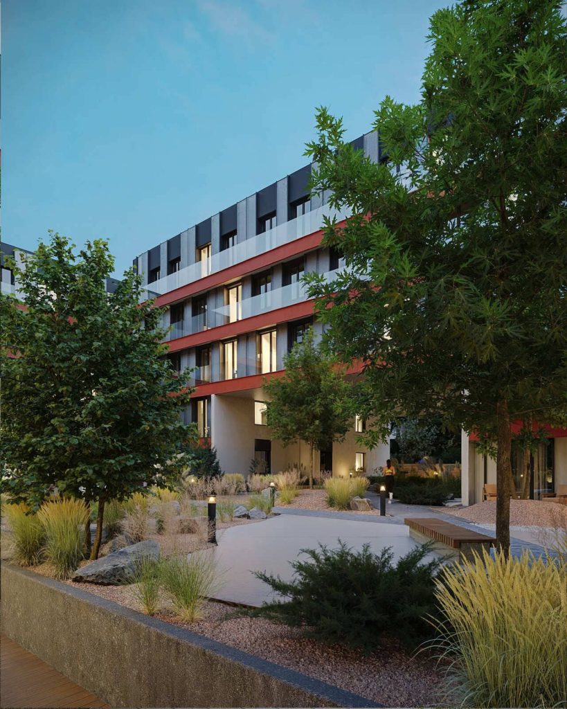 Ozų ozas (Vito Gerulaičio g. 4) - Co-living, Multi apartment - visualization