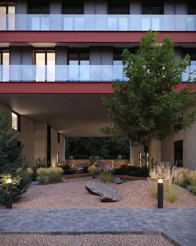 Ozų ozas (Vito Gerulaičio g. 4) - Co-living, Multi apartment - visualization