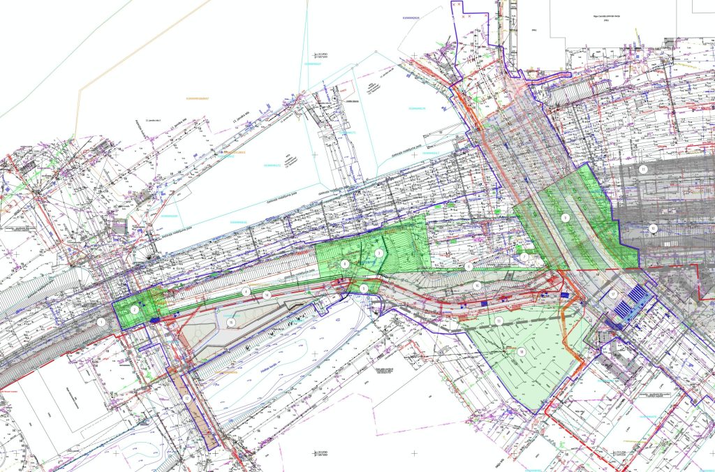 Labiekārtojums no Prāgas ielas līdz Pilsētas kanālam (Prāgas iela 2) - Railroad - visualization