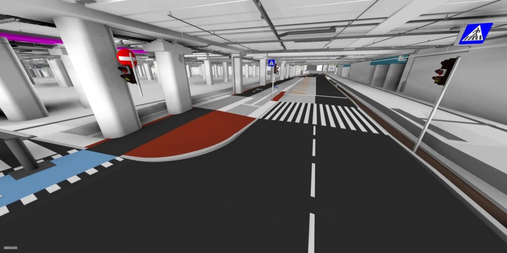 Rail Baltica Rīgas centrālais mezgls posms 2A/2B (Stacijas laukums 2) - Road - visualization