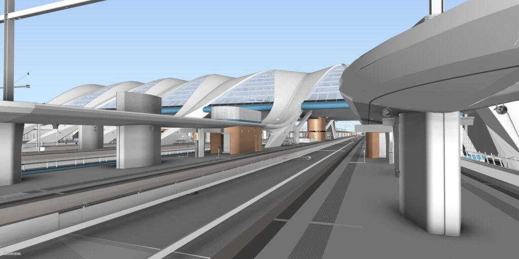 Rīgas Centrālās dzelzceļa stacijas pārbūve (Stacijas laukums 2) - Train station - visualization