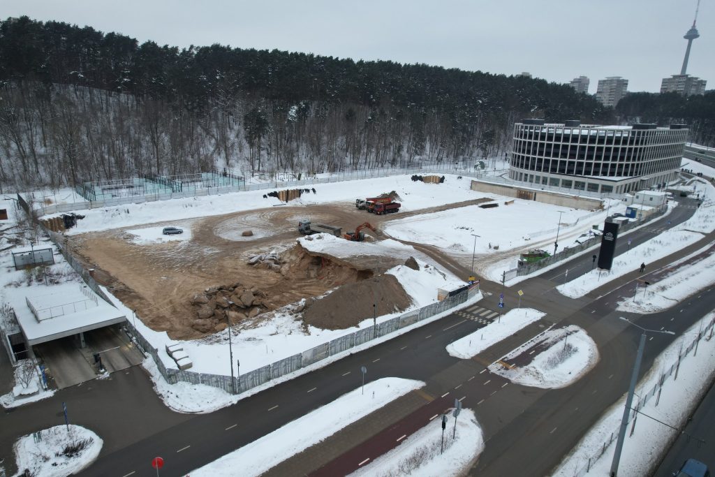 Business Garden Vilnius 2 etapas (Laisvės pr. 10) - Office center - construction photos