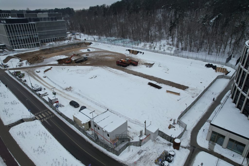 Business Garden Vilnius 2 etapas (Laisvės pr. 10) - Office center - construction photos