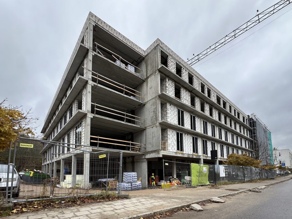 Ozų ozas (Vito Gerulaičio g. 4) - Co-living, Multi apartment - construction photos