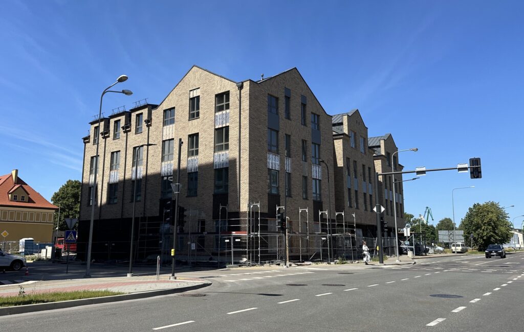 Gegužės sodai (Naujoji Uosto g. 15A, Naujoji Uosto g. 15, Gegužės g. 8) - Viesnīca - būvdarbu attēli