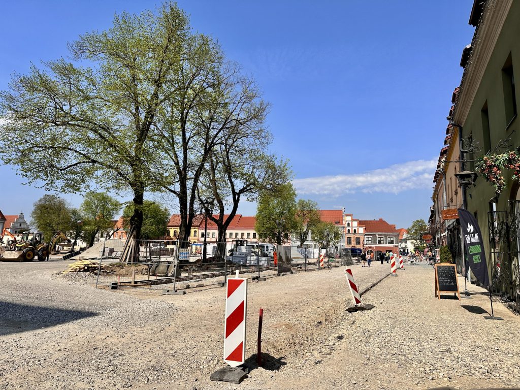 Kauno rotušės aikštė (Rotušės a.) - Square - construction photos