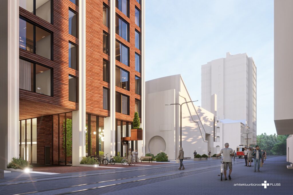 Stellar Residence (Tartu mnt 15) - Co-living, Daudzdzīvokļu nams - vizualizācija