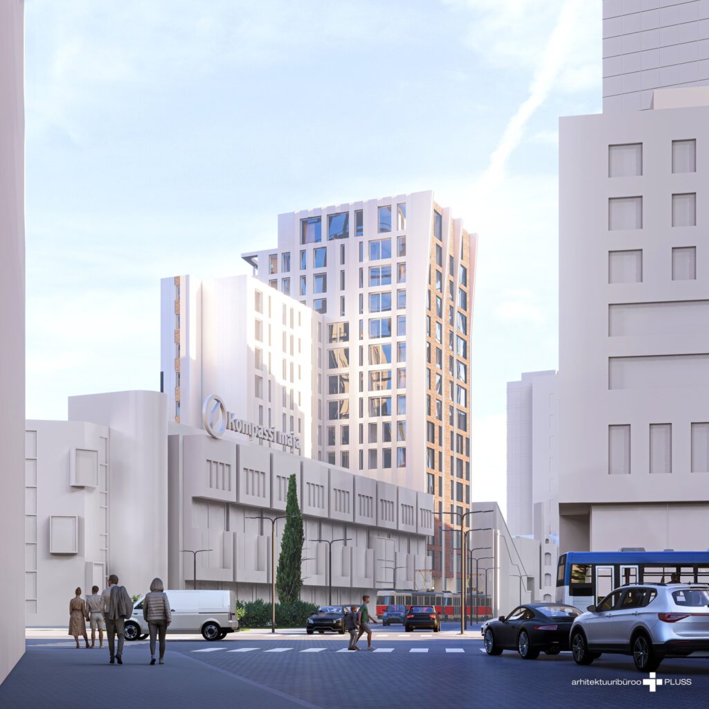 Stellar Residence (Tartu mnt 15) - Co-living, Daudzdzīvokļu nams - vizualizācija