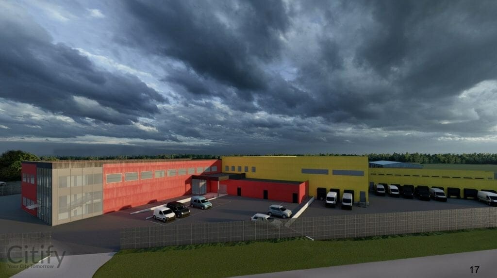 DHL siuntų terminalas Rodūnios kel. (Rodūnios kel. 2) - Warehouse / Distribution center - visualization