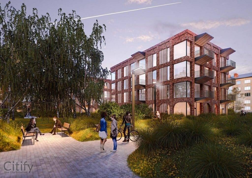 Peakorter (Erika 12) (Erika 12) - Daugiabutis, Kita komercija - vizualizacija