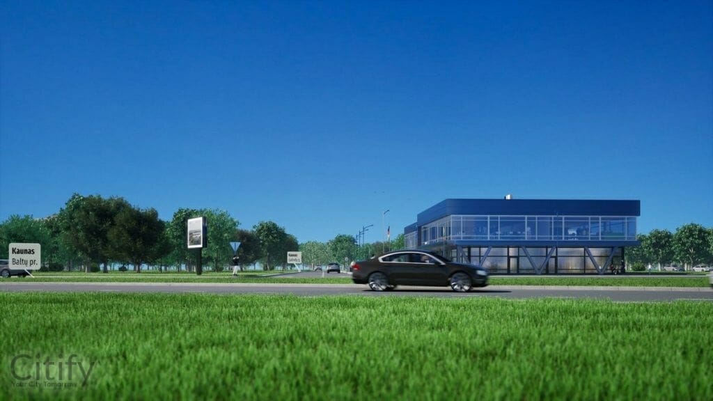 Galindų g. 9 (Galindų g. 9) - Non-food store, Office center - visualization