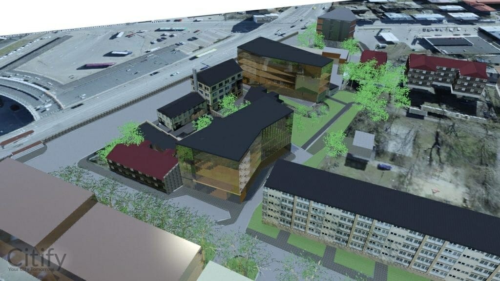 Lastekodu 42 / Odra 14 (Lastekodu 42 / Odra 14) - Hotel, Multi apartment, Office center, Other commercial - visualization