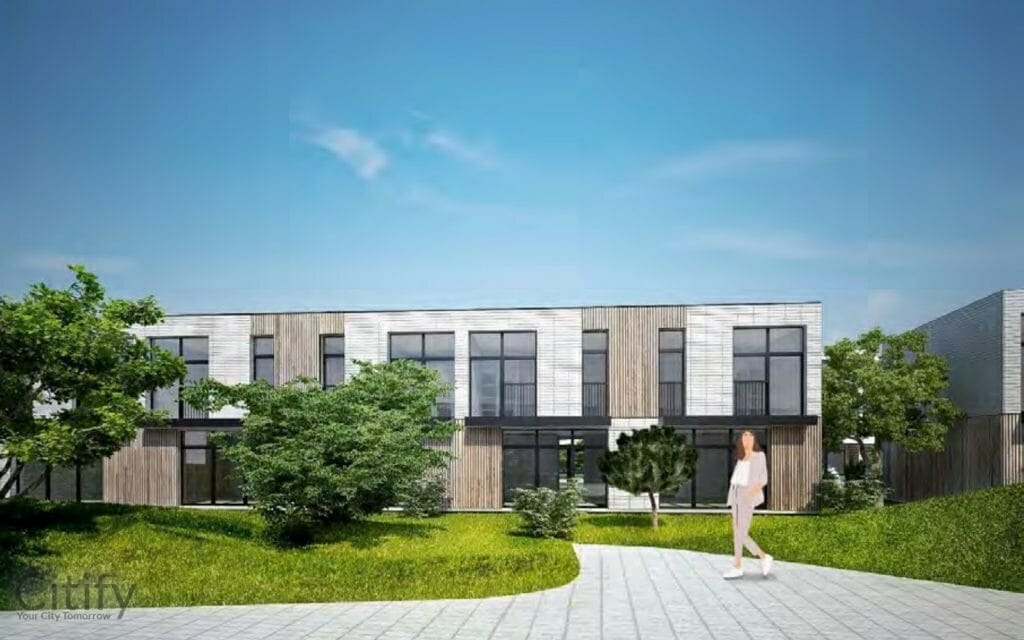 MO Garden 1 etapas (sublokuoti namai) (Mozūriškių g. 188, 200, 202, 204, 206, 208, 210, 212, 222, 224, 226, 228) - Row housing - visualization