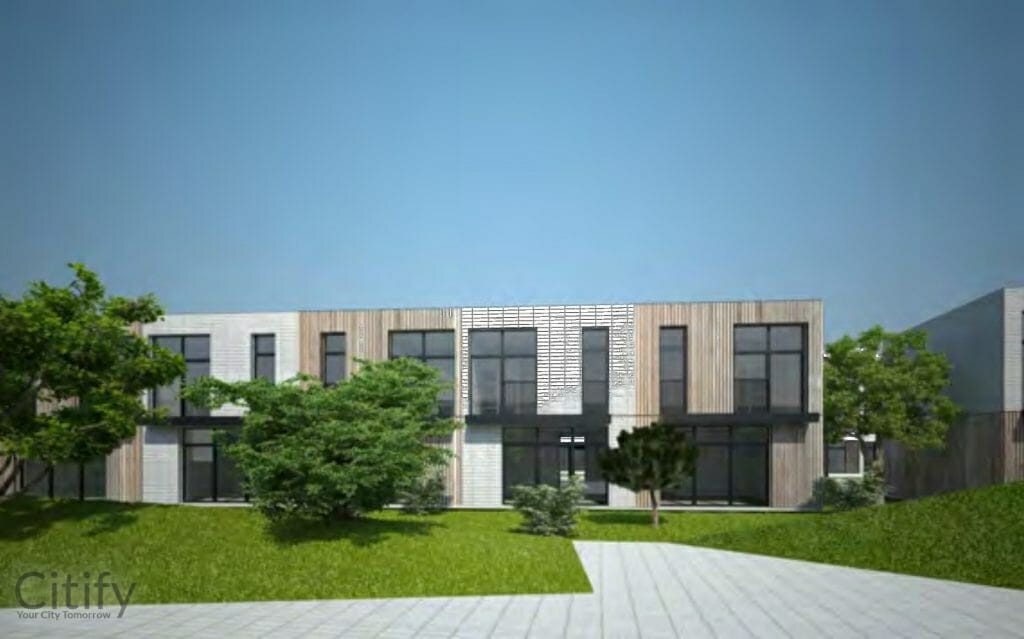 MO Garden 1 etapas (sublokuoti namai) (Mozūriškių g. 188, 200, 202, 204, 206, 208, 210, 212, 222, 224, 226, 228) - Row housing - visualization