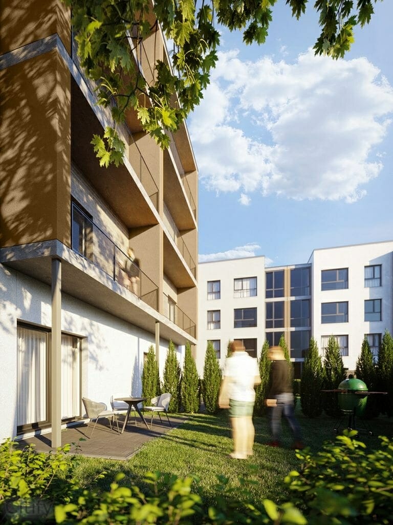 Naujoji Dainava 2 etapas (Garažų g. 23) - Multi apartment - visualization