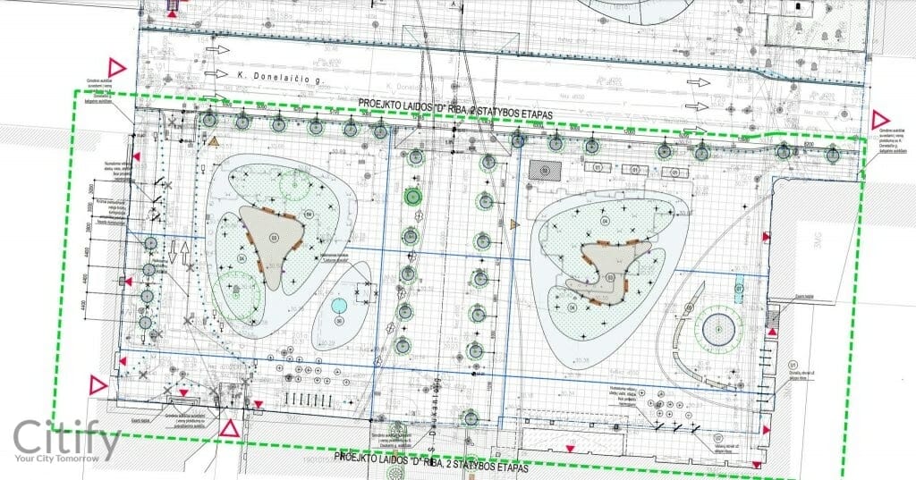 Studentų skveras (Vienybės a. 1) - Väljak - visuaalne