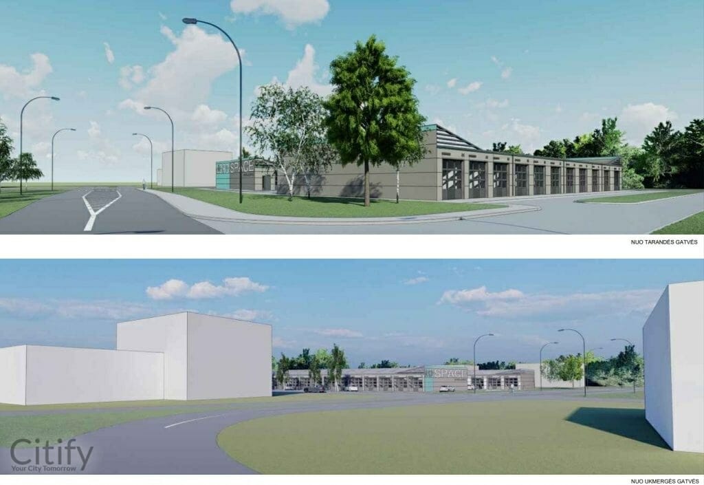 NordSpace Tarandės g. 2 (Tarandės g. 2) - Tirdzniecības centrs - vizualizācija