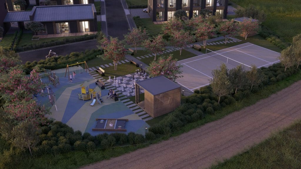 Vokeriai (Antano Samuolio g. 2, 3, 4, 5, 6, 7, 8, 9, 10, 11, 12, 13, 14, 15, 16, 17, 18, 19) - Ridaelamu - visuaalne