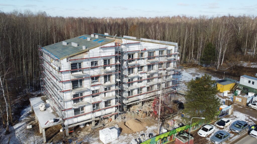 Arčiau miško 1 etapas (1C, 1D) (Girios g. 1G) - Multi apartment - construction photos