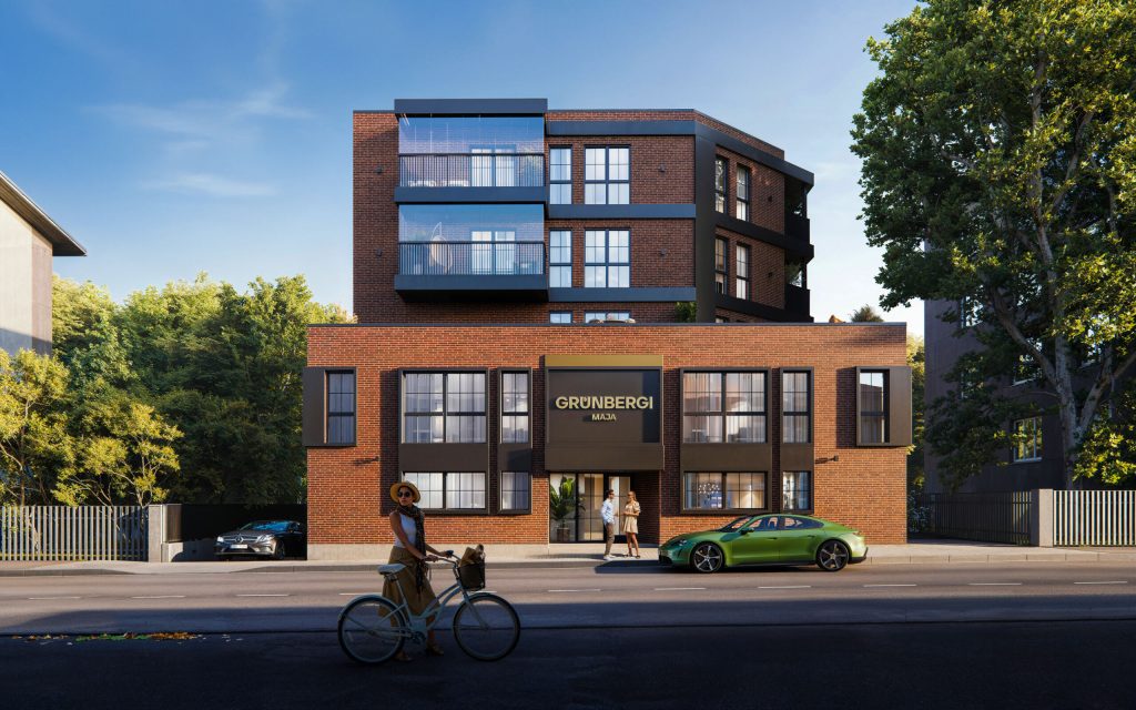 Grünbergi Maja (Jakobi 17) - Multi apartment - visualization