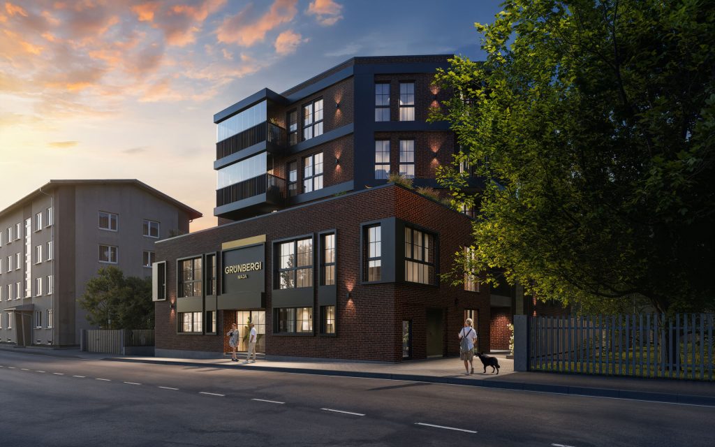 Grünbergi Maja (Jakobi 17) - Multi apartment - visualization