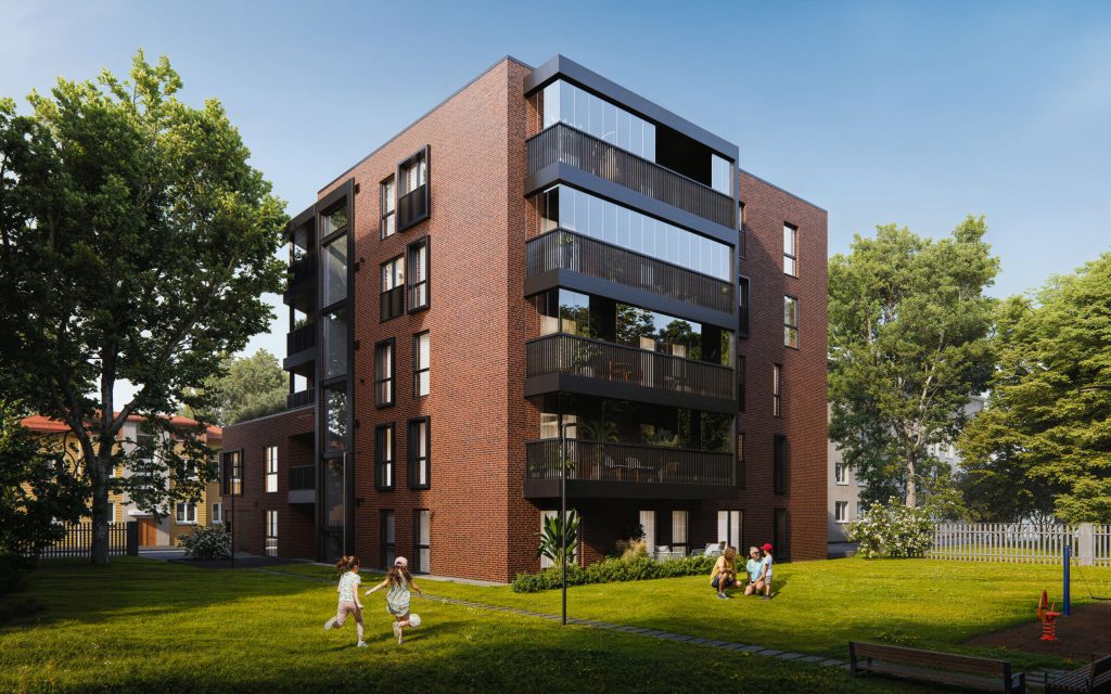 Grünbergi Maja (Jakobi 17) - Multi apartment - visualization