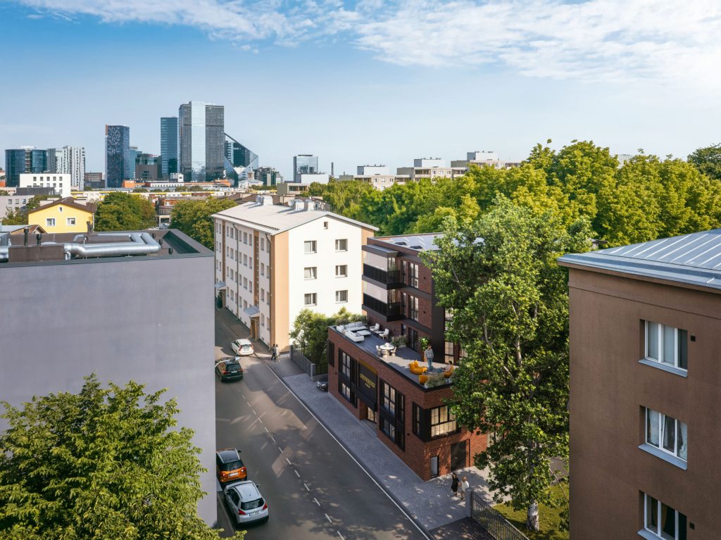 Grünbergi Maja (Jakobi 17) - Multi apartment - visualization