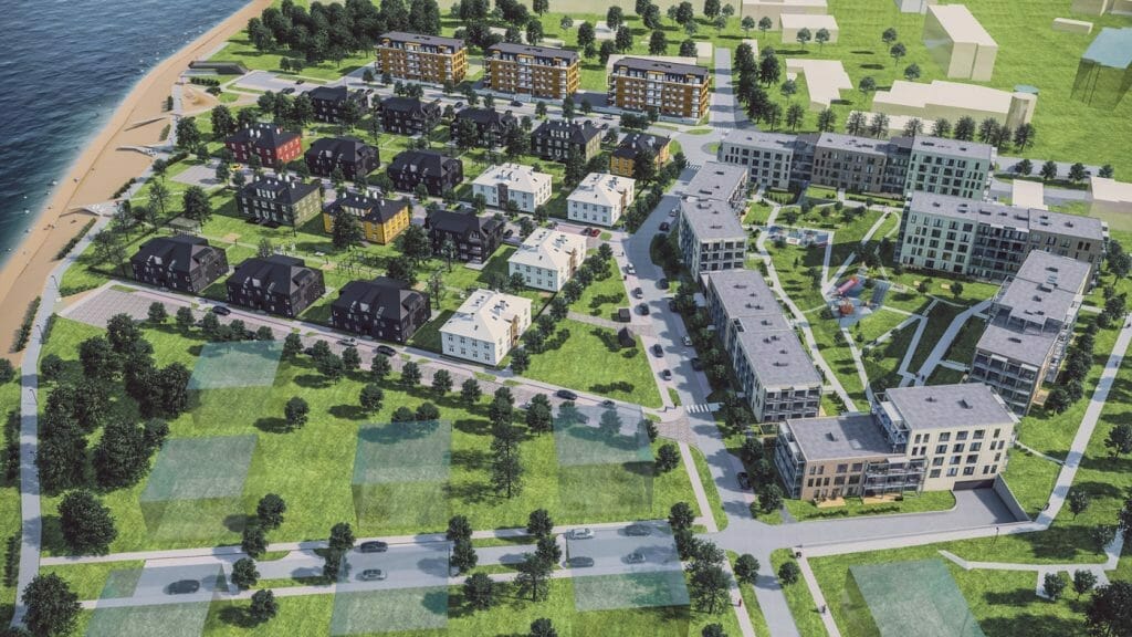 Kopli liinid, D2 kvartal (Liinivahe 3, 5, 7) (Liinivahe 3, 5, 7) - Multi apartment - visualization