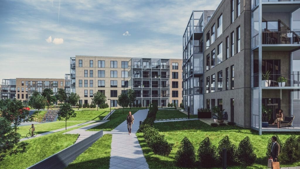 Kopli liinid, D2 kvartal (Liinivahe 9 / Sepa 15) (Liinivahe 9 / Sepa 15) - Multi apartment - visualization