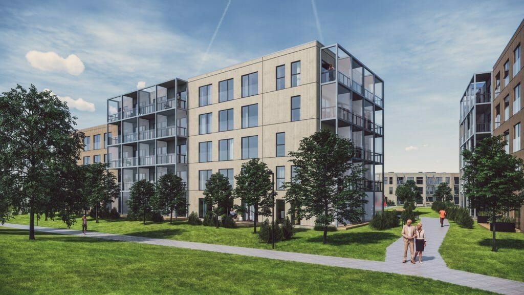 Kopli liinid, D2 kvartal (Liinivahe 9 / Sepa 15) (Liinivahe 9 / Sepa 15) - Multi apartment - visualization