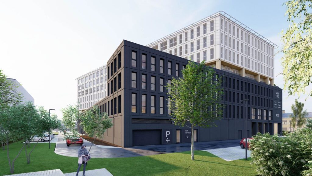 Saku 15 (Saku 15) - Food services, Food store, Hotel, Office center, Other commercial - visualization